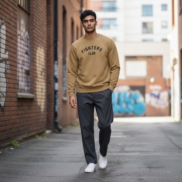 KILL CREW/FIGHTER'S CLUB CREW NECK SWEATSHIRT/Unisex/SIZE: M - Picture 9 of 12